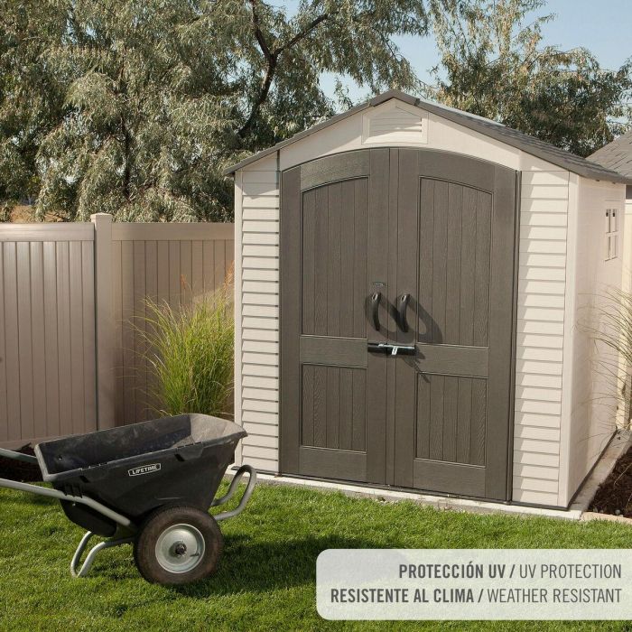 Caseta Lifetime 215 x 227 x 215 cm Gris 5 Caseta Lifetime 215 x 227 x 215 cm Gris 5