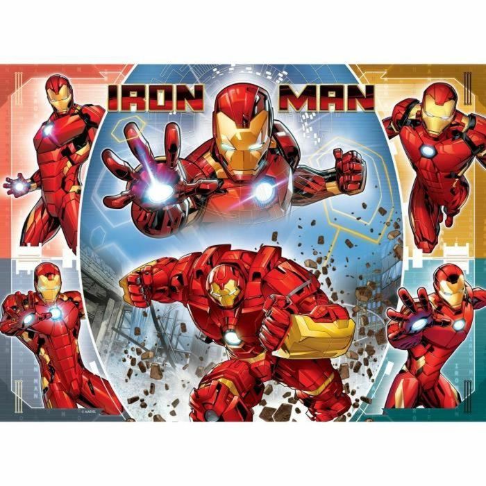 Ravensburger 4005556133772 Puzzle XXL Marvel Heros: El Poderoso Iron Man y Marvel Avengers, 100 piezas, para 6+ años 1