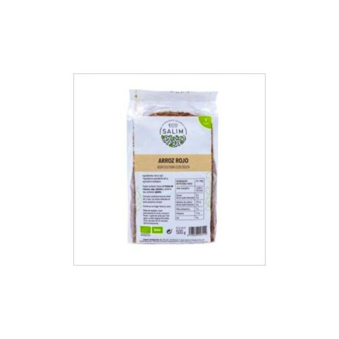 ECO SALIM Arroz Rojo Integral Ecológico Vegano 500g
