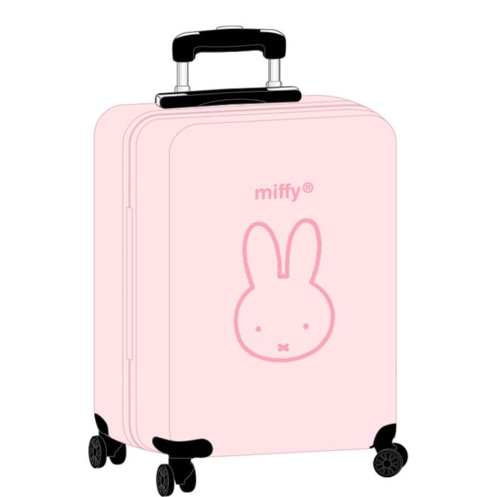 Safta Miffy Flores - Trolley de Cabina Rígida 20" - Maleta de Viaje Infantil para Niños 34,5x55x20 cm 5