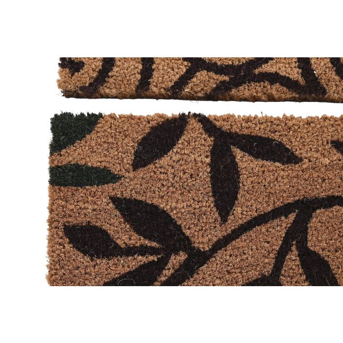 Felpudo Terraza Y Jardin DKD Home Decor Marron Negro 45 x 2.3 x 75 cm (6 Unidades) 1 Felpudo Terraza Y Jardin DKD Home Decor Marron Negro 45 x 2.3 x 75 cm (6 Unidades) 1