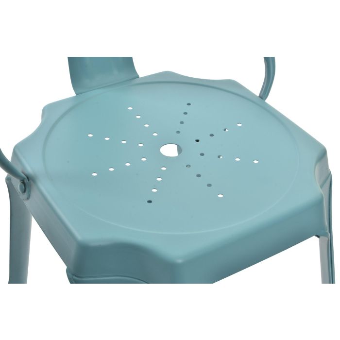 DKD Home Decor Silla Loft Azul 48 x 86 x 45 cm (4 Unidades) 2