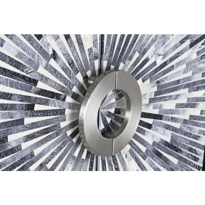 DKD Home Decor Armario Moderno Negro Gris 2 Puertas 40 x 181 x 75 cm 2