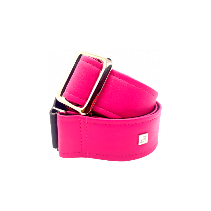 GETM Correa Guitarra/Bajo Fly Pink - Polipiel, Nailon y Piel Ajustable hasta 165cm 1