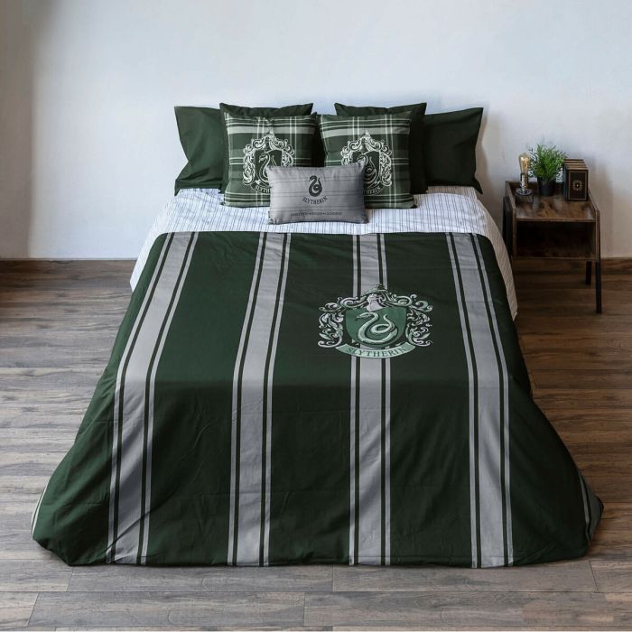 Funda Nórdica Harry Potter Slytherin Multicolor 200 x 200 cm Cama de 120 1 Funda Nórdica Harry Potter Slytherin Multicolor 200 x 200 cm Cama de 120 1
