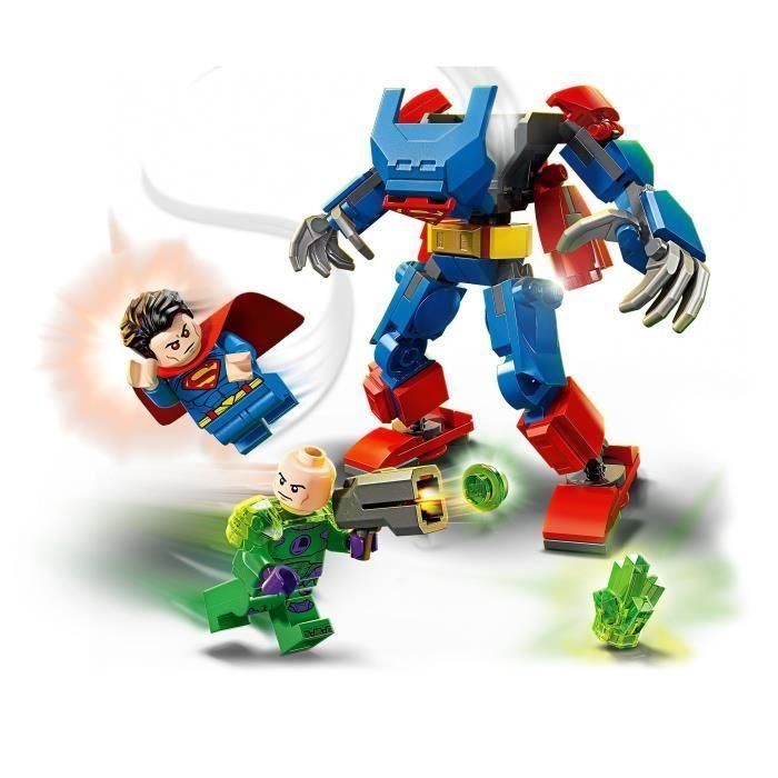 Juego de construccion armadura robótica de superman vs. lex luthor lego marvel 2