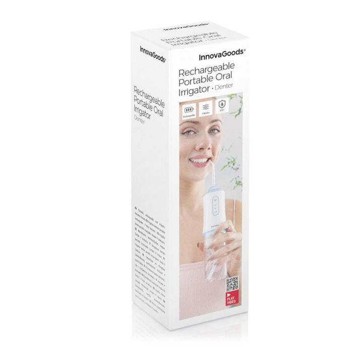 Irrigador Dental Recargable Portátil Denter InnovaGoods 1 Irrigador Dental Recargable Portátil Denter InnovaGoods 1