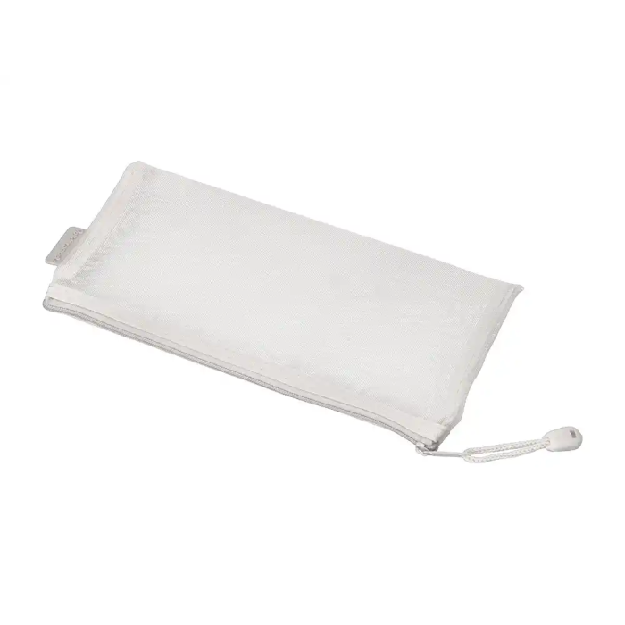 Liderpapel Bolsa Zipper Bag Poliester Transpirable Multiusos 230x115 mm Blanco 3