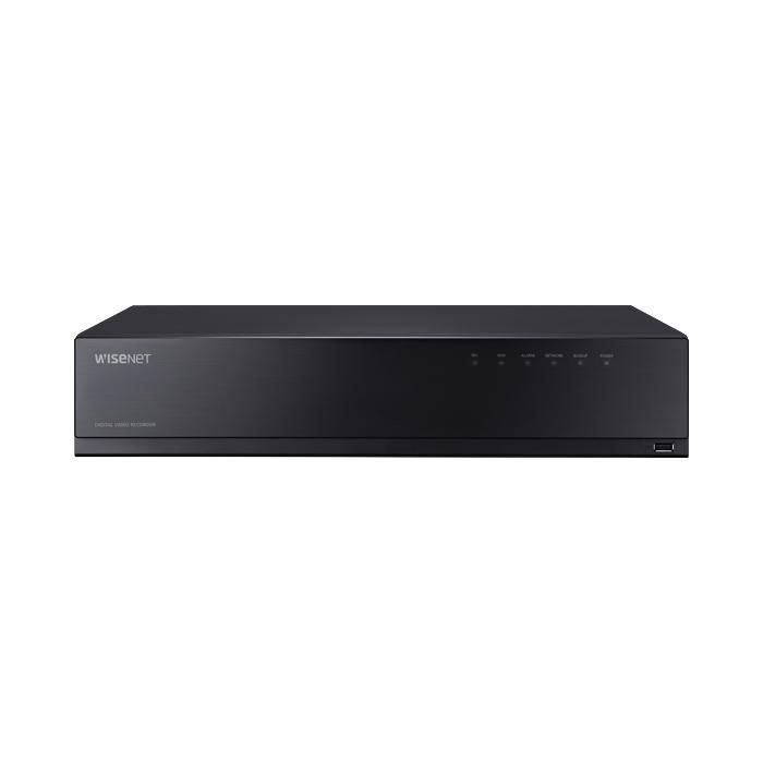 Hanwha Grabador de vídeo DVR 16 canales 5en1 HDMI/VGA H.265 coaxial 8HDD Wisenet