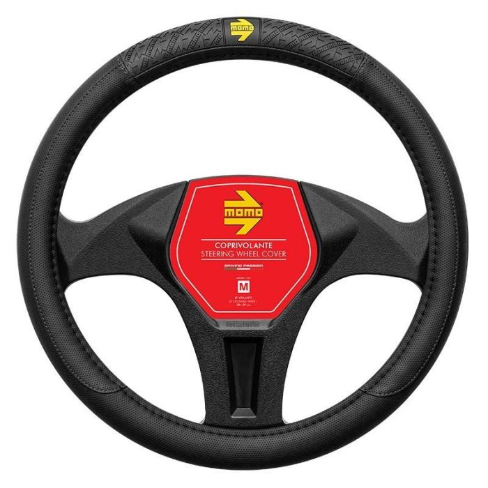 Funda Volante Momo V.I.P. Black M 38-39 cm MOMLSWC0VIPBK Funda Volante Momo V.I.P. Black M 38-39 cm MOMLSWC0VIPBK