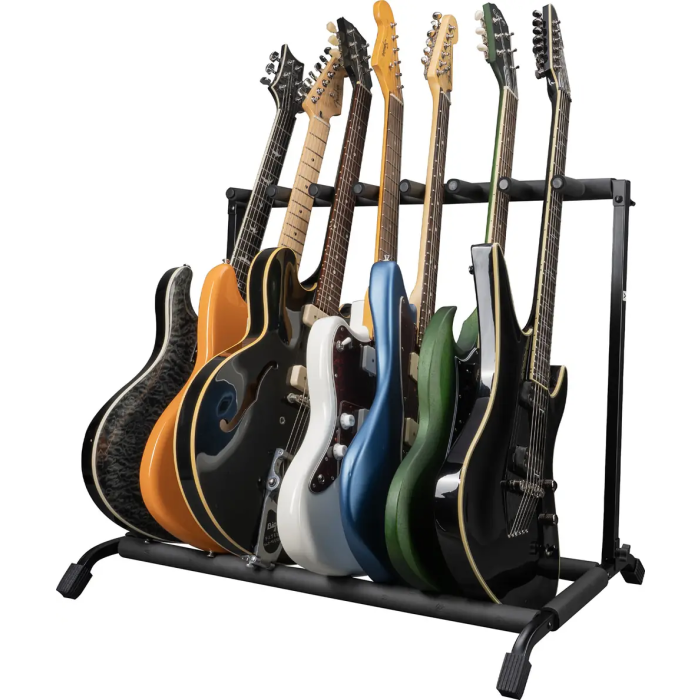 FRAMEWORKS Rack Plegable Y Retráctil Para 7 Guitarras 4 FRAMEWORKS Rack Plegable Y Retráctil Para 7 Guitarras 4