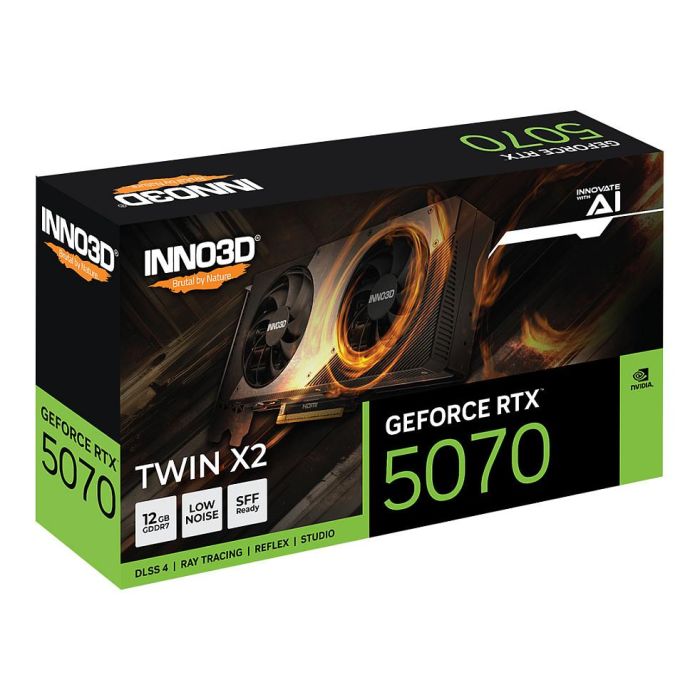 Inno3D RTX 5070 Twin X2 12GB GDDR7 Tarjeta Gráfica 1