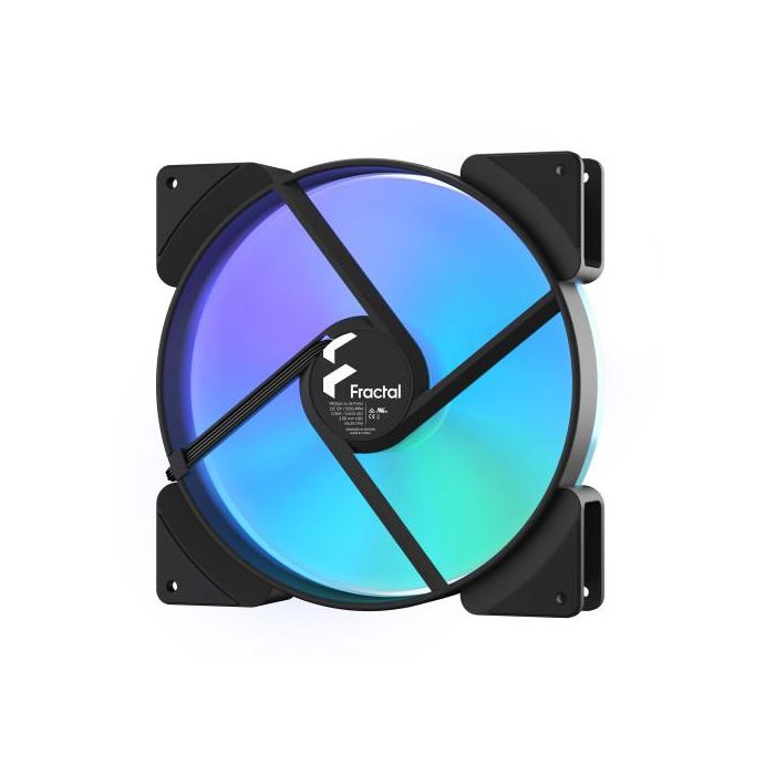 Fractal Design Prisma AL-18 PWM Ventilador para Carcasa del Ordenador 18 cm Negro, Blanco 2 Piezas FD-FAN-PRI-AL18-PWM-2P 3