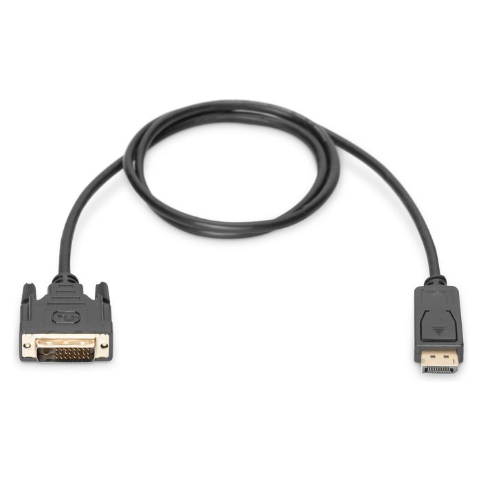 Digitus DA-70841 Cable Adaptador DisplayPort a DVI (24 1) Macho/Macho 2.0m Full HD 1080p con Interbloqueo DP 1.1a Negro
