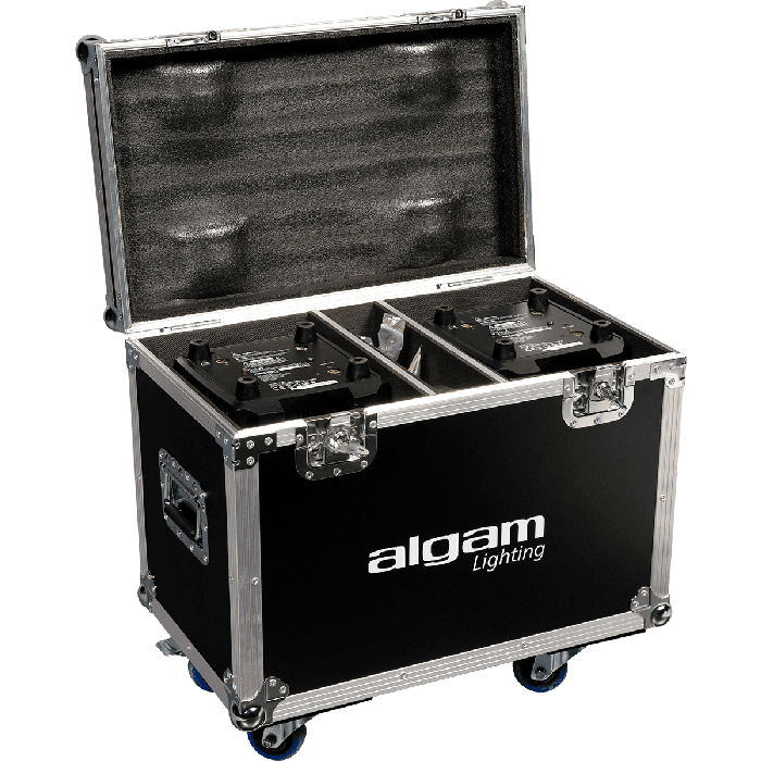 Algamlight Flight-Case Para 2 Liras Mw19x15z-Fc De Transporte Y Protección