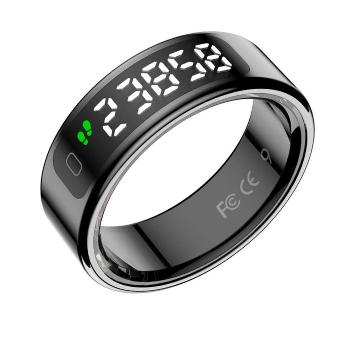 Leotec LESR01K11 Anillo Inteligente Rastreador Actividad, Monitor Ritmo Cardíaco, Oxígeno, Sueño, Estrés, 5 ATM, Acero Inoxidable, Negro 0 Leotec LESR01K11 Anillo Inteligente Rastreador Actividad, Monitor Ritmo Cardíaco, Oxígeno, Sueño, Estrés, 5 ATM, Acero Inoxidable, Negro 0
