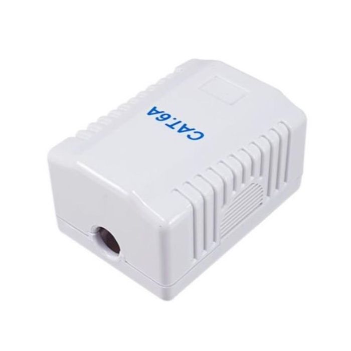 Equip Roseta Superficie RJ45 Cat.6A UTP 1 Puerto Color Blanco 1