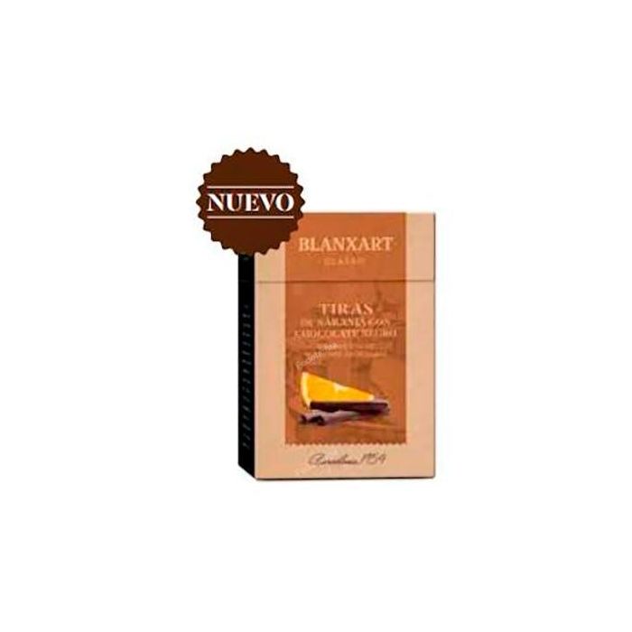 BLANXART Tiras Naranja Confitada con Chocolate Negro 100 Gr.