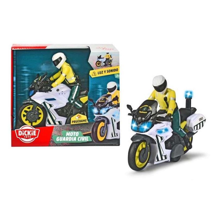 Moto fricción guardia civil con figura, luz y sonido 17 cm 1 Moto fricción guardia civil con figura, luz y sonido 17 cm 1