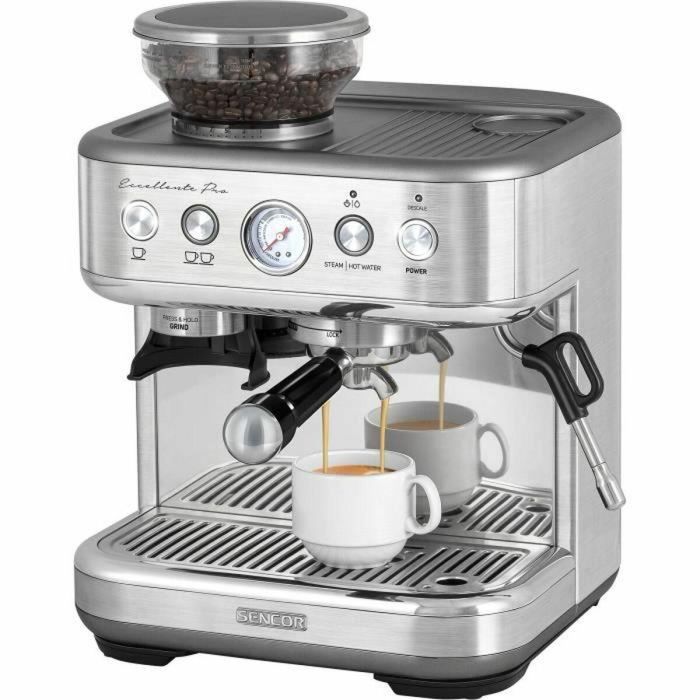 Cafetera Superautomática Sencor SES 6010SS Gris 15 bar Cafetera Superautomática Sencor SES 6010SS Gris 15 bar