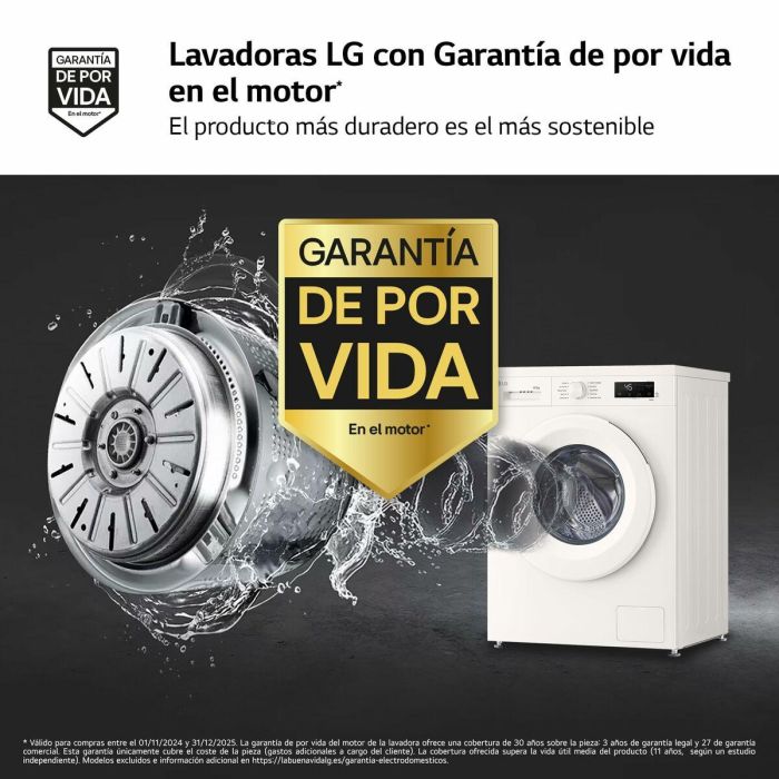 Lavadora - Secadora LG W4X1085NWH 5