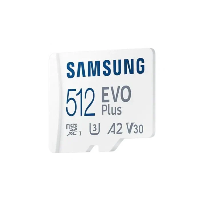 Samsung Tarjeta microSDXC EVO Plus 2023 512GB con Adaptador SD Clase 10 U3 V30 A2 Lectura 160MBs MB-MC512SA/EU 2 Samsung Tarjeta microSDXC EVO Plus 2023 512GB con Adaptador SD Clase 10 U3 V30 A2 Lectura 160MBs MB-MC512SA/EU 2