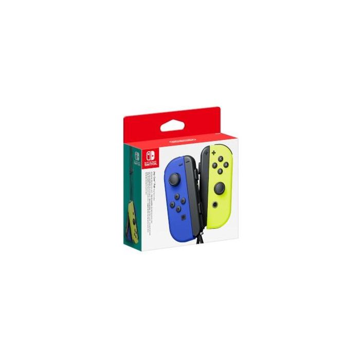 Nintendo Joy-Con Set de Joysticks y Controladores para Nintendo Switch - Par Izquierdo azul y Derecho neón amarillo 2 Nintendo Joy-Con Set de Joysticks y Controladores para Nintendo Switch - Par Izquierdo azul y Derecho neón amarillo 2