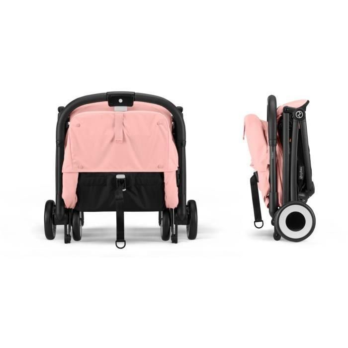CYBEX - Cochecito ultracompacto y cómodo - ORFEO - 4 ruedas - Rosa Caramelo 1