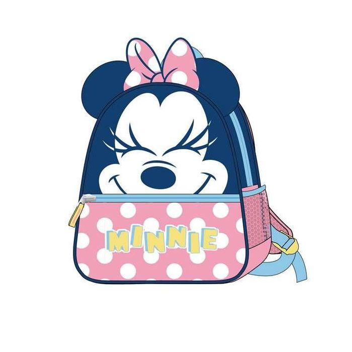 Mochila infantil escolar minnie 15.5 x 30.0 x 1.0 cm