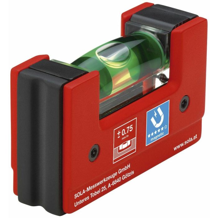 Nivel de Burbuja SOLA  GO! 68 mm Aluminio Plástico 14