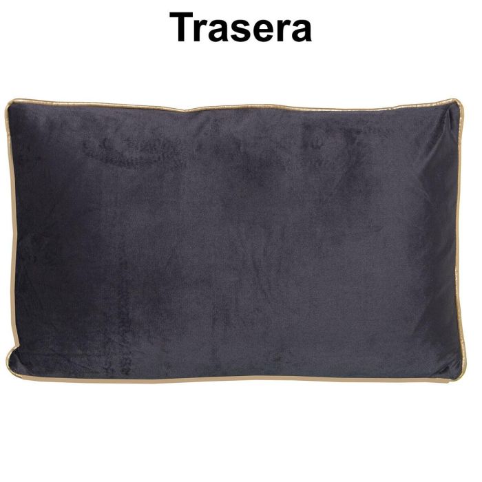 Cojín Alexandra House Living Gris Textil 50 x 30 cm 2