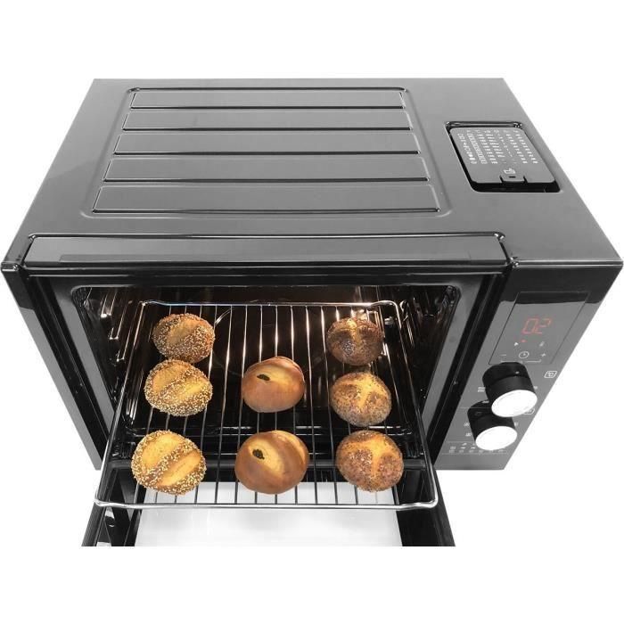 Mini horno - BEKO - BMF30QVB - 30 L - Multifunción - Calor agitado - Pantalla LED - 7 funciones - Negro 3