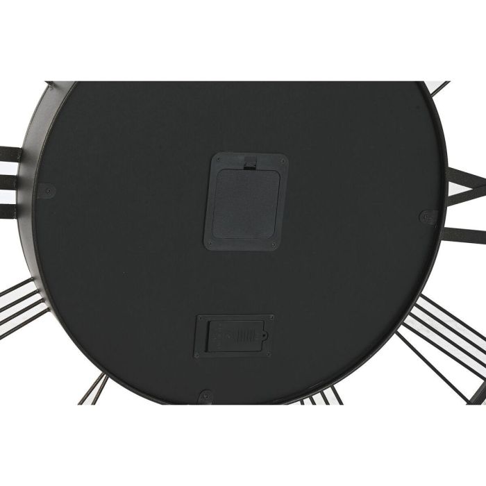DKD Home Decor Reloj de Pared Loft Marrón Oscuro de Metal, 80cm Ancho x 80cm Alto x 8cm Fondo. Funciona con 3 Pilas AA. 2 DKD Home Decor Reloj de Pared Loft Marrón Oscuro de Metal, 80cm Ancho x 80cm Alto x 8cm Fondo. Funciona con 3 Pilas AA. 2