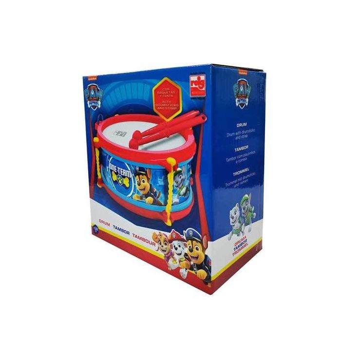 Tambor infantil paw patrol 8.50x19x19 10 Tambor infantil paw patrol 8.50x19x19 10