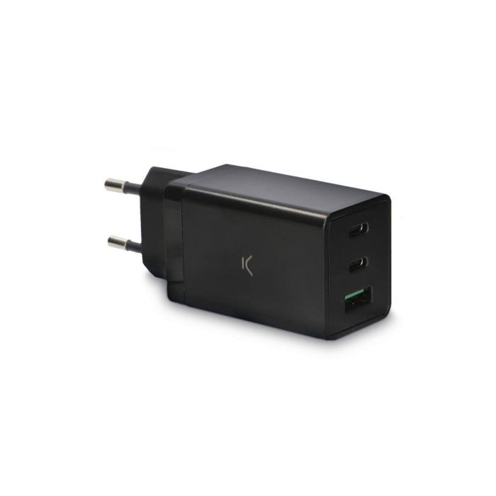 Cargador de Pared KSIX 67 W Negro 2 Cargador de Pared KSIX 67 W Negro 2