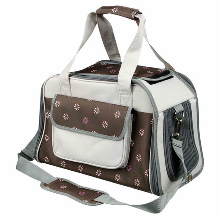 Bolso para Mascotas Trixie Libby Marrón Gris 25 × 27 × 42 CM 5