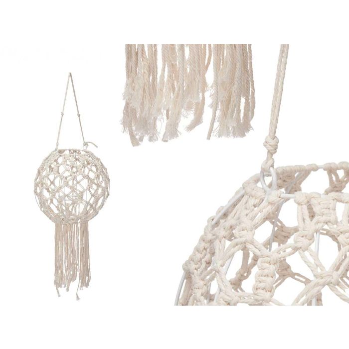 Portavela Asa Macrame Conico Giftdecor 25X27CM (4 Unidades) Portavela Asa Macrame Conico Giftdecor 25X27CM (4 Unidades)