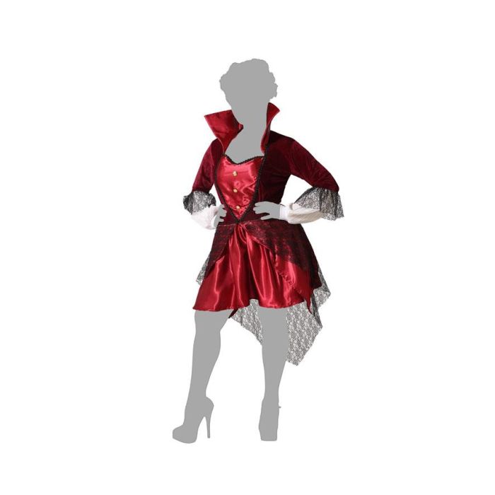 Disfraz Vampiresa Rojo Adulto XXL 4 Disfraz Vampiresa Rojo Adulto XXL 4