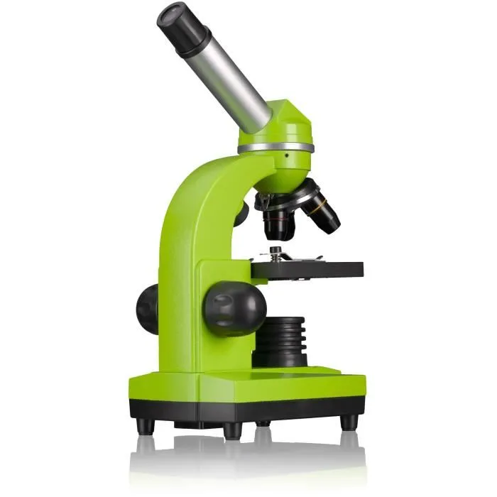 Bresser BRE4007922053509 Microscopio para estudiantes BIOLUX SEL - Aumento 40x-1600x - Kit de experimentación - Verde 3