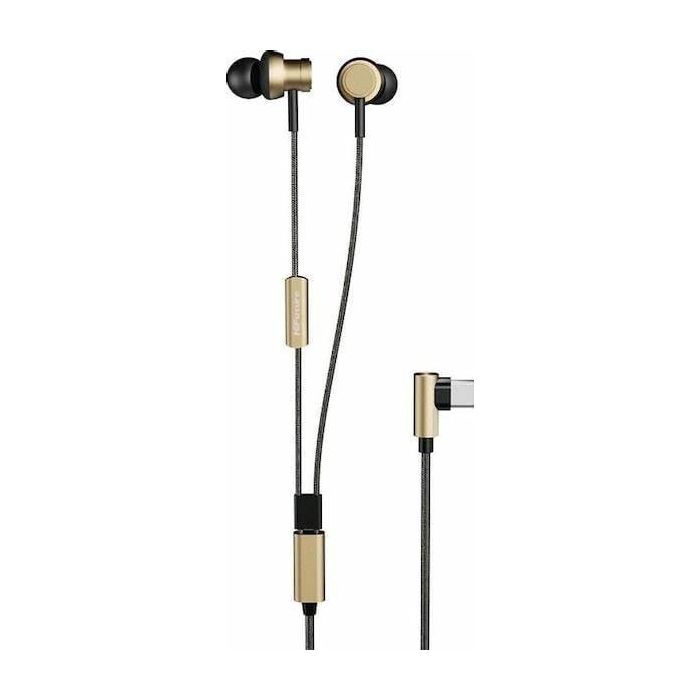 Hifuture Hi5 Usb-C In Ear Wired Earphones Gold