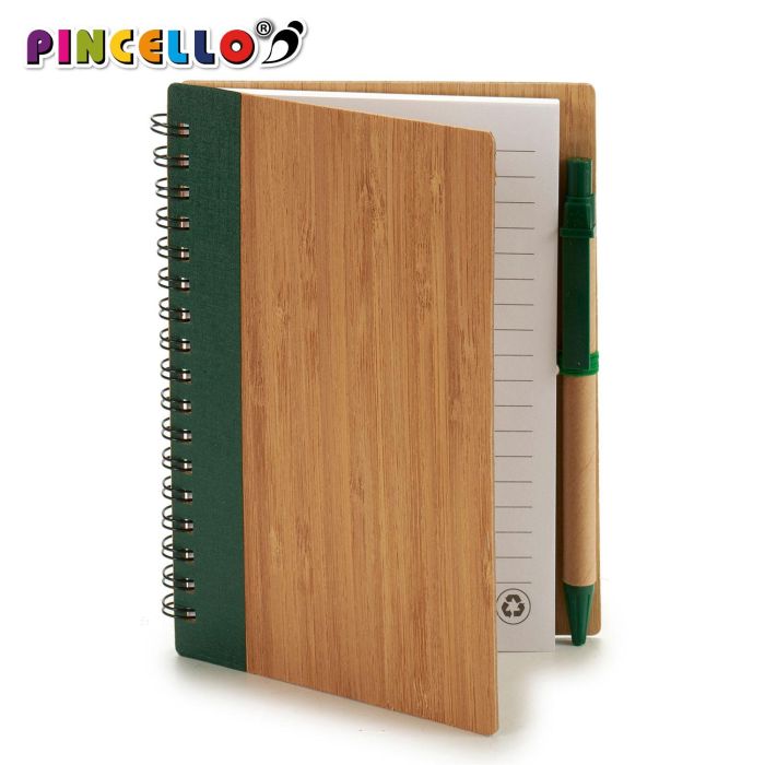Libreta Bambu Goma Lisa Y Boli 16X12Cm S Pincello (24 Unidades) 1 Libreta Bambu Goma Lisa Y Boli 16X12Cm S Pincello (24 Unidades) 1