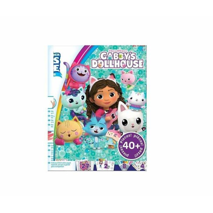 Juego Pinta y Colorea Gabby's Dollhouse 1 Juego Pinta y Colorea Gabby's Dollhouse 1