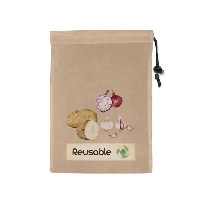 Bolsa Reutilizable para Alimentos Quttin TNT (Non Woven) 44,5 x 29,5 cm (24 Unidades) 1