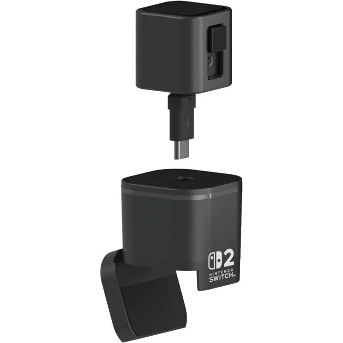 Hori Cámara de video USB para Nintendo Switch 2 con Brazo flexible y cubierta de lente - Negra 2