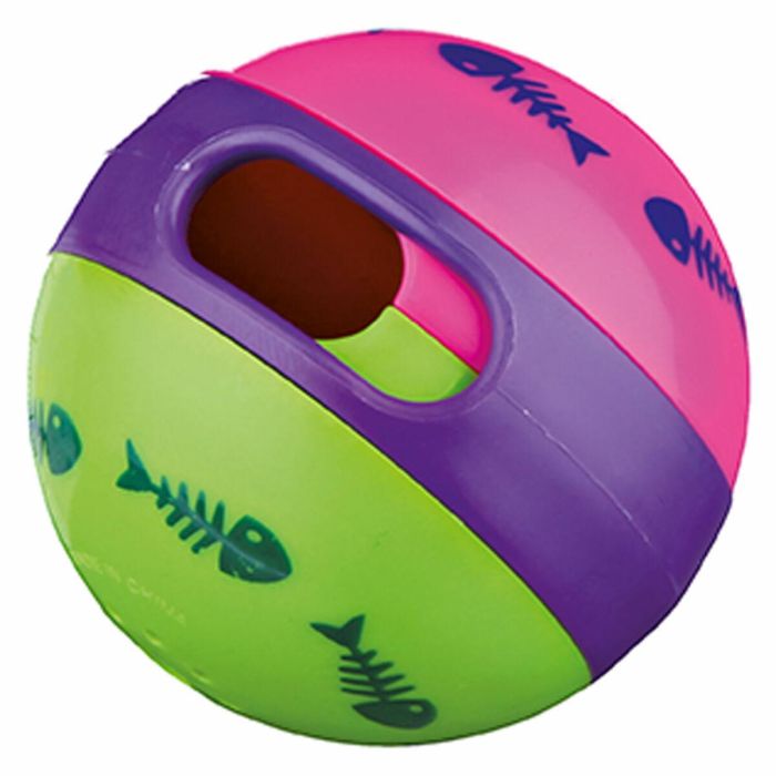 Juguete Dispensador de Premios para Mascotas 2 en 1 Trixie Plástico Ø 6 cm 1 Juguete Dispensador de Premios para Mascotas 2 en 1 Trixie Plástico Ø 6 cm 1