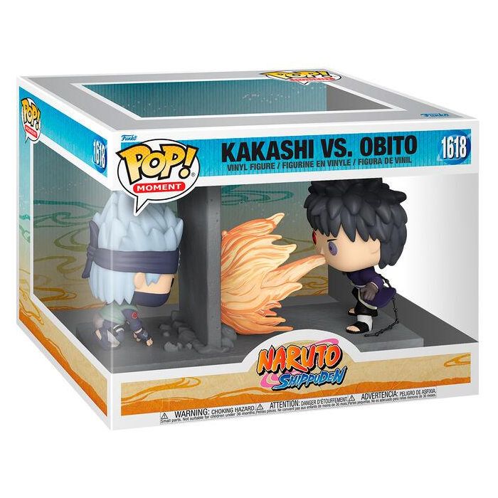 Funko Pop Moment! Naruto Shippuden Kakashi y Obito - Figura de Vinilo de 9 cm con Caja Original