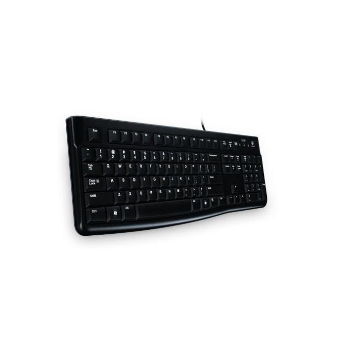 Logitech K120 Teclado USB AZERTY Negro con Teclas de Perfil Bajo, Diseño Resistente a Derrames y Escritura Silenciosa 3