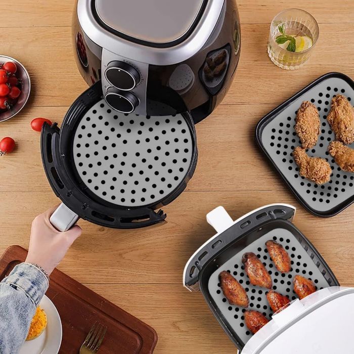 Base de silicona para Air Fryer roja 19.5 cm Quttin - Inde (24 Unidades) 6 Base de silicona para Air Fryer roja 19.5 cm Quttin - Inde (24 Unidades) 6
