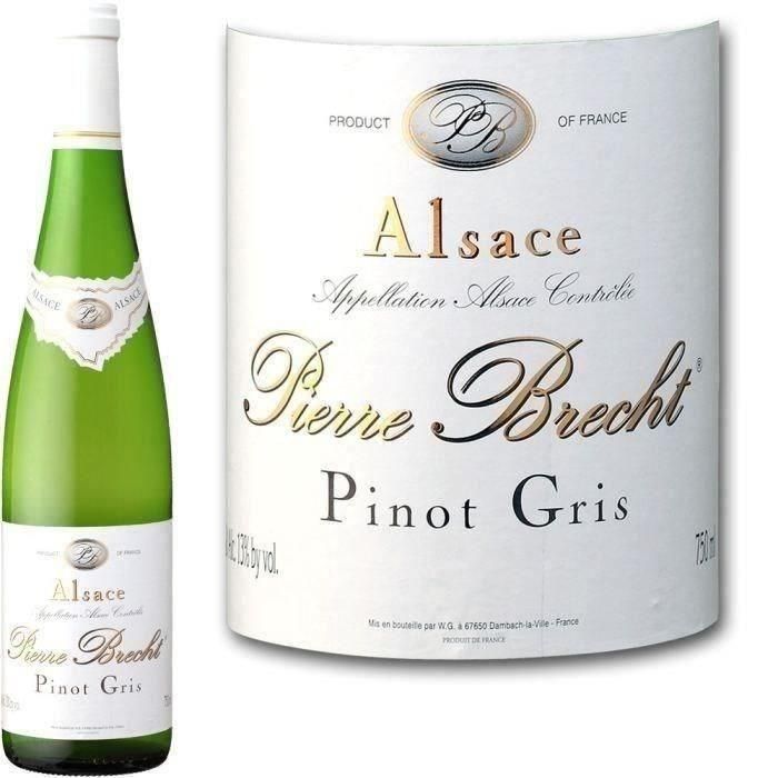 Pierre Brecht Pinot Gris Reserva - Vino blanco de Alsacia 2