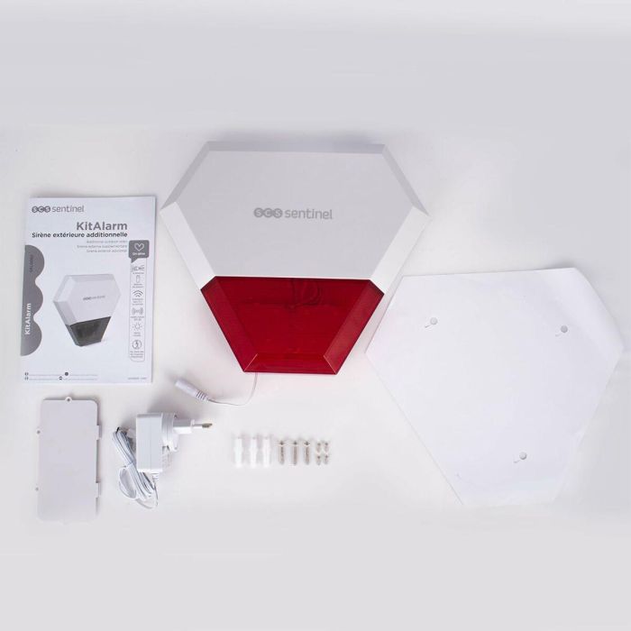 SCS Sentinel Sirena exterior cableada adicional KitAlarm SCS3701085205768 - Alcance 80m - Alerta sonora y luminosa 2 SCS Sentinel Sirena exterior cableada adicional KitAlarm SCS3701085205768 - Alcance 80m - Alerta sonora y luminosa 2